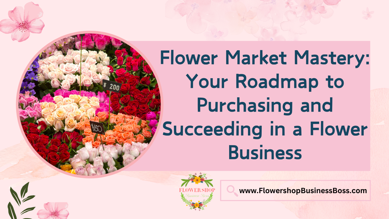 Flower Market Mastery: Your Roadmap to Purchasing and Succeeding in a Flower Business