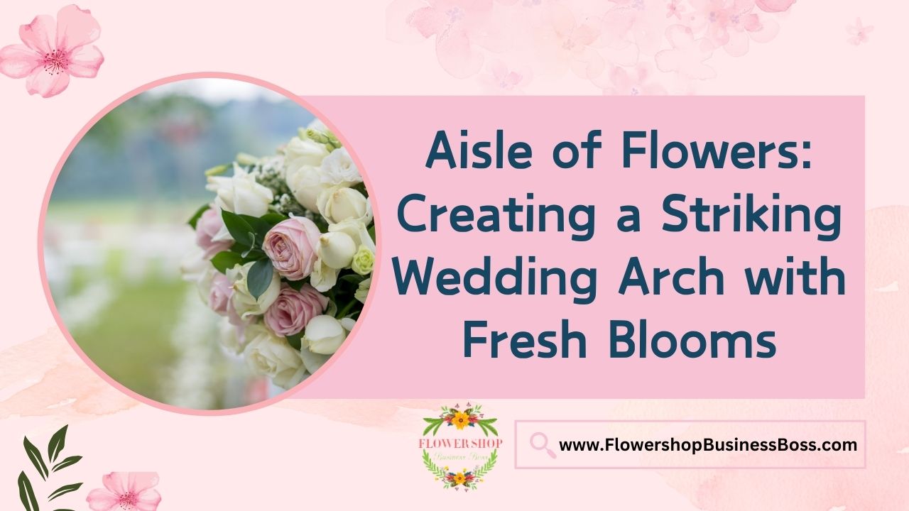 Aisle of Flowers: Creating a Striking Wedding Arch with Fresh Blooms