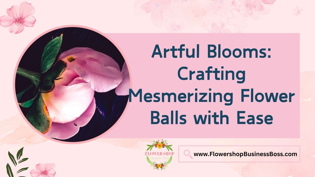 Artful Blooms: Crafting Mesmerizing Flower Balls with Ease