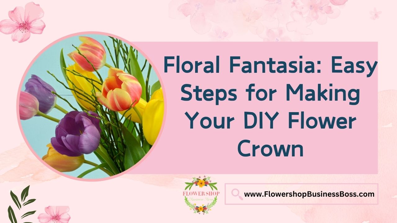 Floral Fantasia: Easy Steps for Making Your DIY Flower Crown