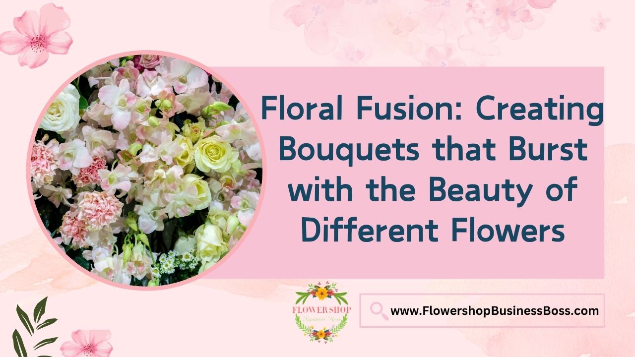 Floral Fusion: Creating Bouquets that Burst with the Beauty of Different Flowers