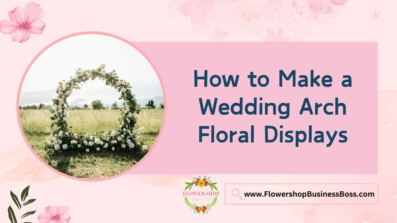How to Make a Wedding Arch Floral Displays