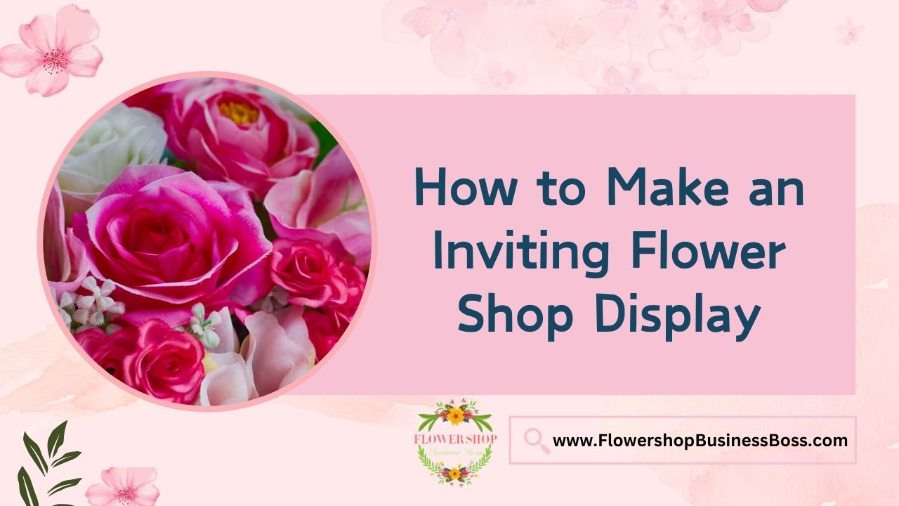 How to Make an Inviting Flower Shop Display