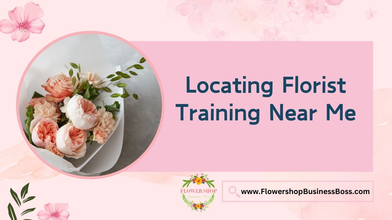 Locating Florist Training Near Me